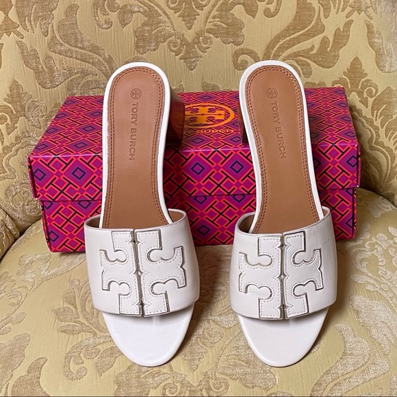 Tory Burch Shoes - Tory Burch ines block heel slide sandals 7